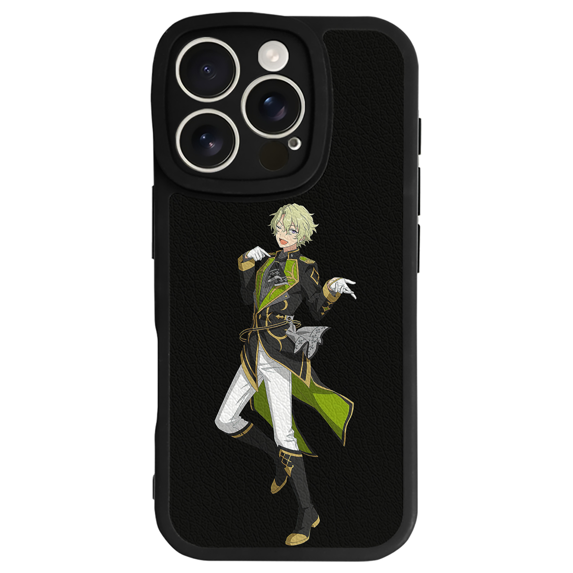（画像用） あんさんぶるスターズ! Ensemble Stars 【iPhone 16シリーズ対応】シリコンスマホケース（レザー調） 材質：シリコン